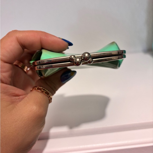 Tiffany & Co. Patent Leather Kisslock Coin Purse - stained - Picture 9 of 15